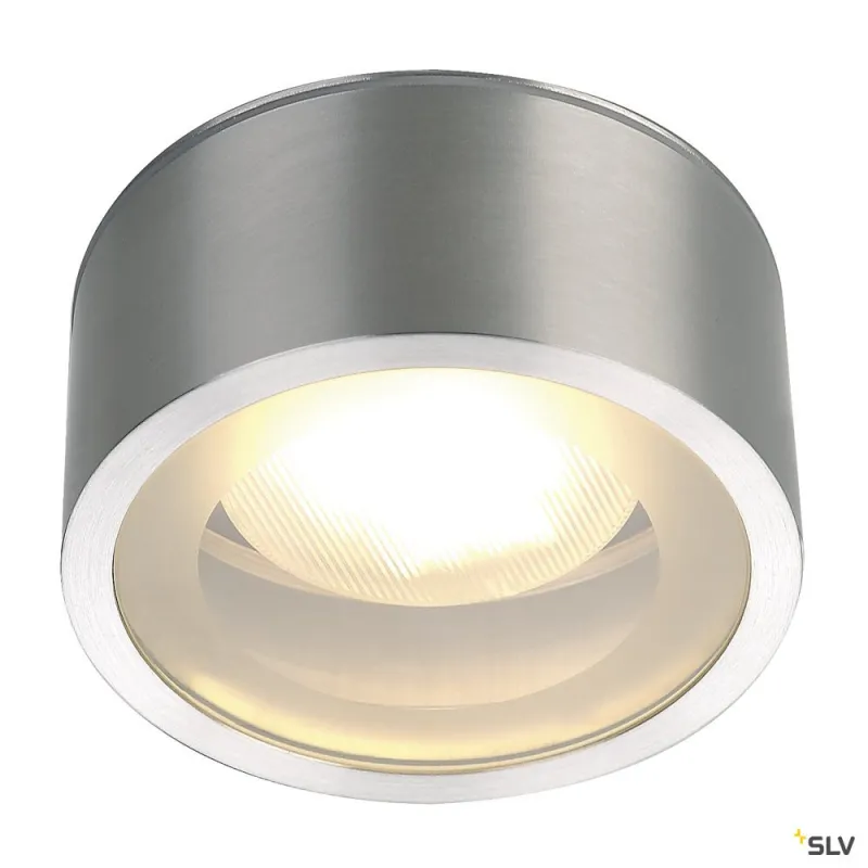 ROX, plafonnier extérieur, alu brossé, GX53/TCR-TSE, 11W max, IP44