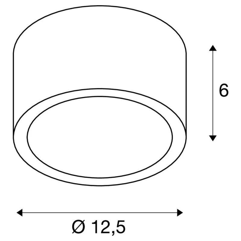 ROX, plafonnier extérieur, alu brossé, GX53/TCR-TSE, 11W max, IP44