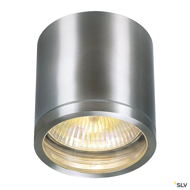 ROX, plafonnier extérieur, alu brossé, GU10/QPAR111, 50W max, IP44
