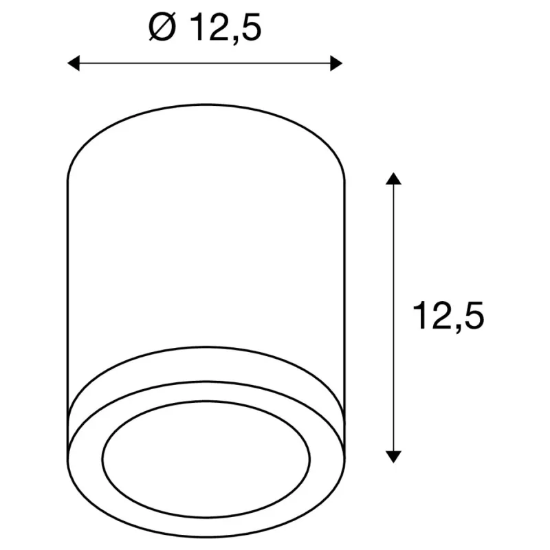 ROX, plafonnier extérieur, alu brossé, GU10/QPAR111, 50W max, IP44