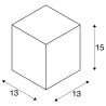 BIG THEO, plafonnier extérieur, blanc, GU10/QPAR111, 75W max, IP44