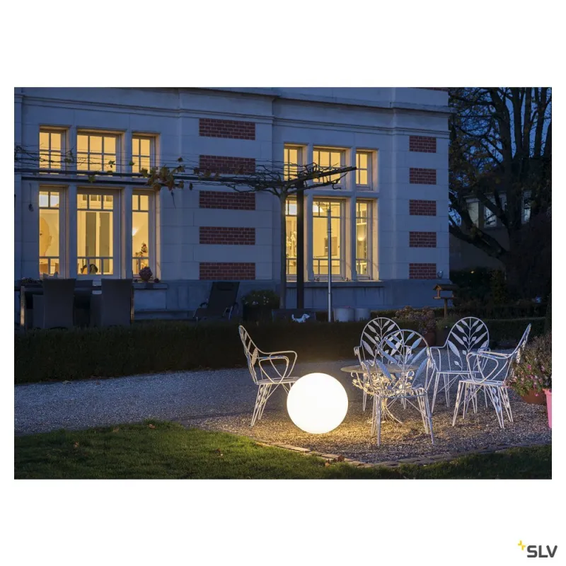 ROTOBALL 50, luminaire mobile extérieur, blanc, E27, 24W max, IP44