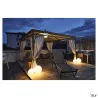 ROTOBALL 25, luminaire mobile extérieur, blanc, E27, 24W max, IP44