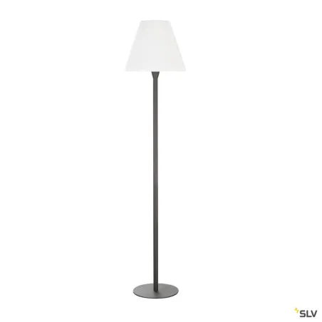 ADEGAN, lampadaire extérieur, anthracite/blanc, E27, 24W max, IP54