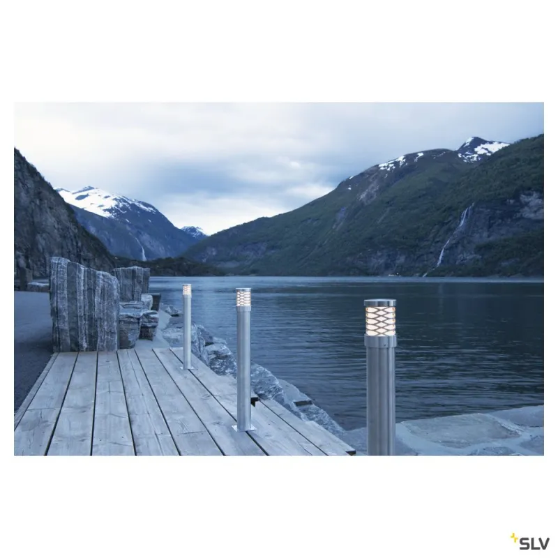 TRUST 60, borne extérieure, inox, LED, 8,6W, 3000K, IP55, inox 316