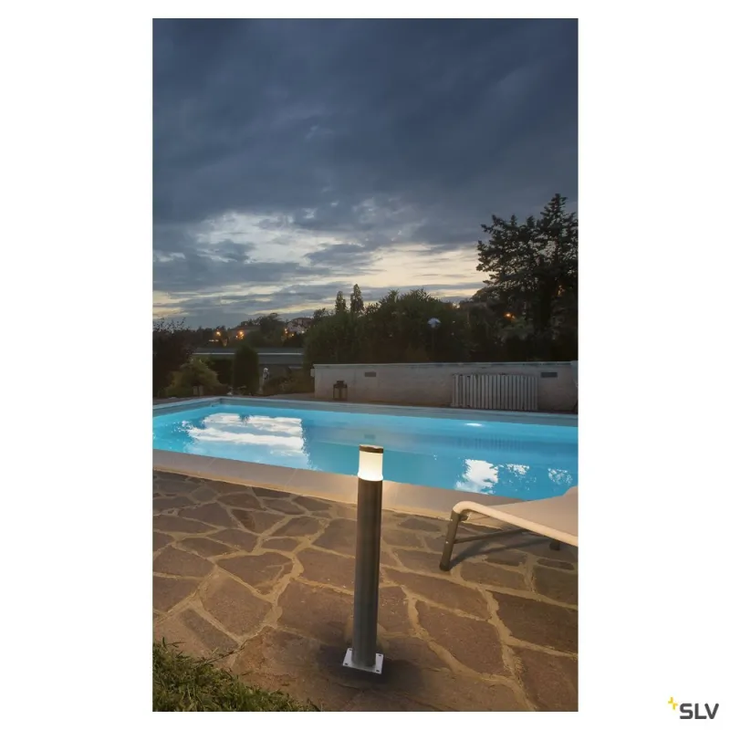 TRUST 60, borne extérieure, inox, LED, 8,6W, 3000K, IP55, inox 316