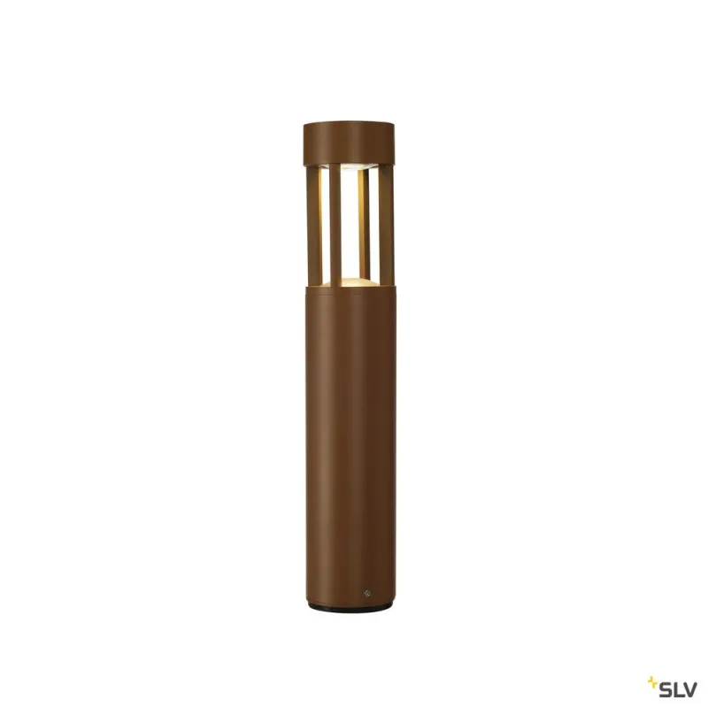 SLOTS 45, borne extérieure, fonte rouillée, LED, 6,3W, 3000K, IP44
