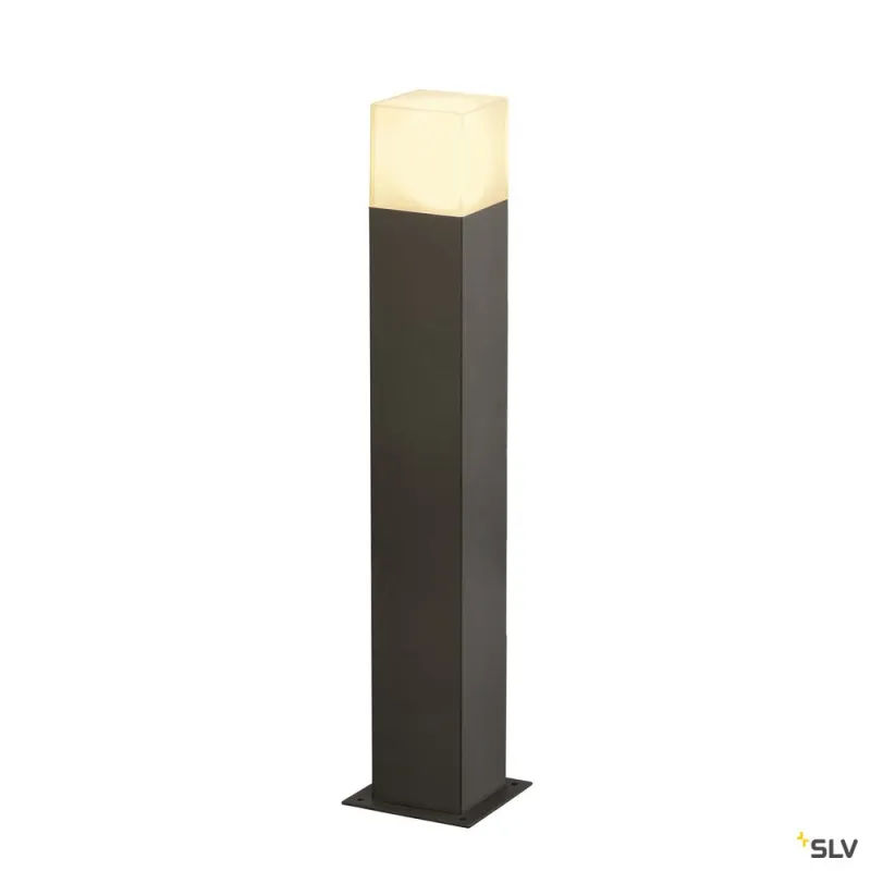 GRAFIT 60, borne extérieure, carré, anthracite, E27, 11W max, IP44