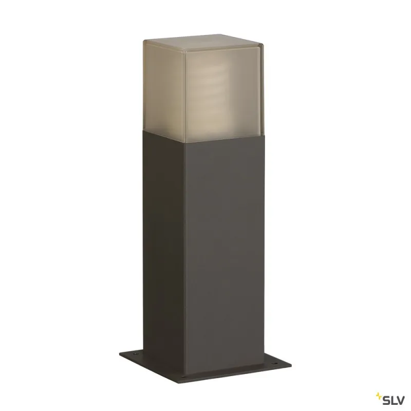 GRAFIT 30, borne extérieure, carré, anthracite, E27, 11W max, IP44