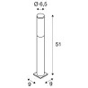 BIG NAILS 50, borne extérieure, inox, E27, 15W max, IP44, inox 304