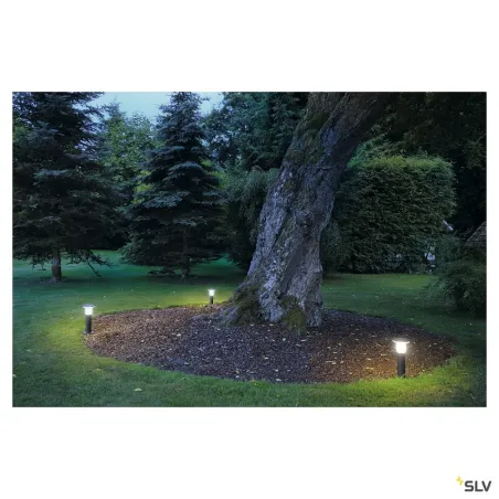 ALPA MUSHROOM 45, borne extérieure, anthracite, E27, 24W max, IP55
