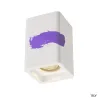 PLASTRA, plafonnier intérieur, blanc, GU10/QPAR51, 35W max, plâtre