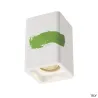 PLASTRA, plafonnier intérieur, blanc, GU10/QPAR51, 35W max, plâtre