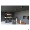 PLASTRA, plafonnier intérieur, blanc, GU10/QPAR51, 35W max, plâtre