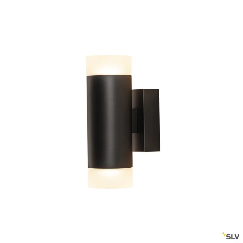 ASTINA UP/DOWN, applique intérieure, noir, GU10/QPAR51, 2x 10W max