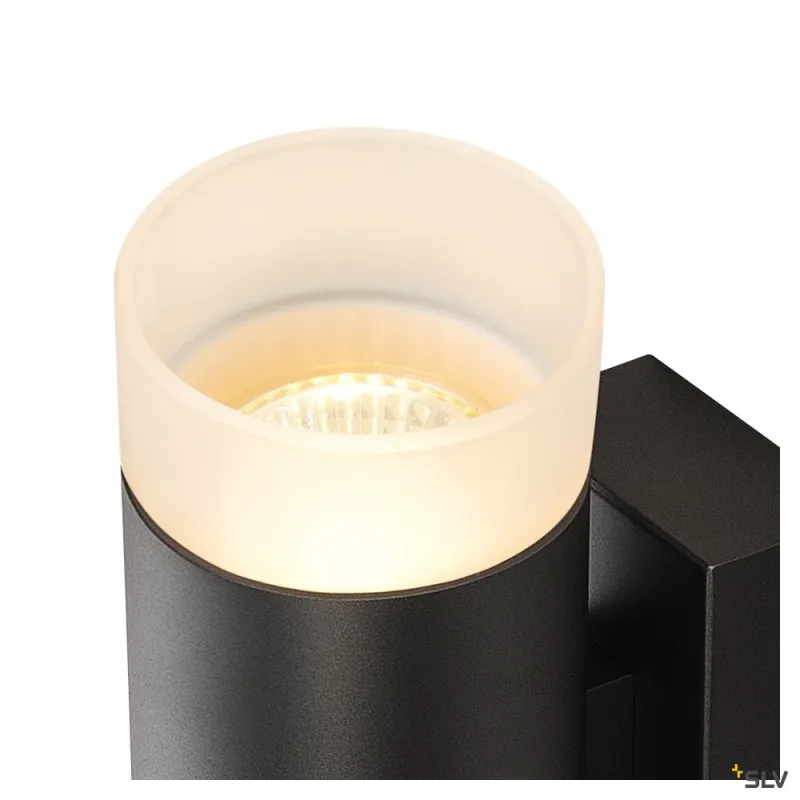 ASTINA UP/DOWN, applique intérieure, noir, GU10/QPAR51, 2x 10W max