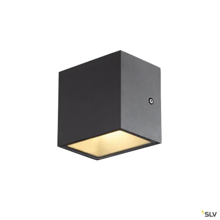 SITRA CUBE, applique extérieure, anthracite, LED, 10W, 3000K, IP44