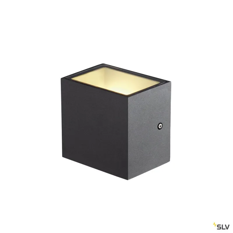 SITRA CUBE, applique extérieure, anthracite, LED, 10W, 3000K, IP44