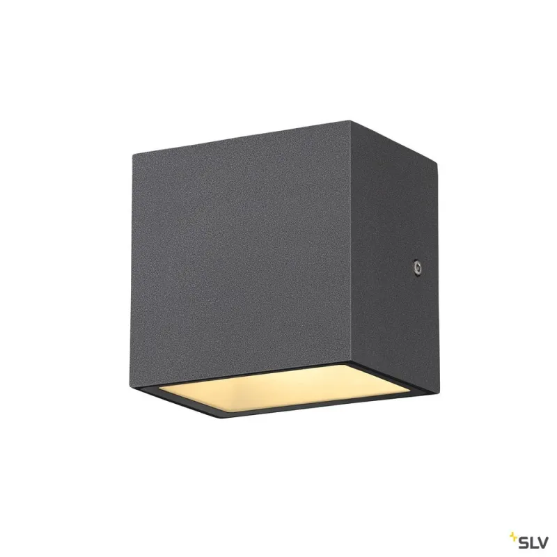 SITRA CUBE, applique extérieure, anthracite, LED, 10W, 3000K, IP44