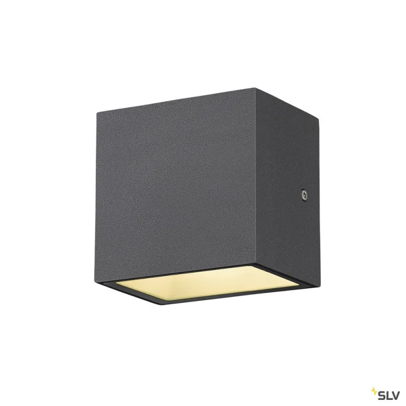SITRA CUBE, applique extérieure, anthracite, LED, 10W, 3000K, IP44
