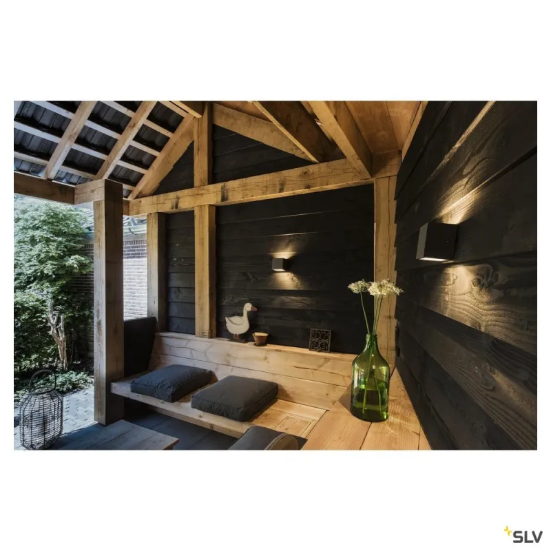 SITRA CUBE, applique extérieure, anthracite, LED, 10W, 3000K, IP44