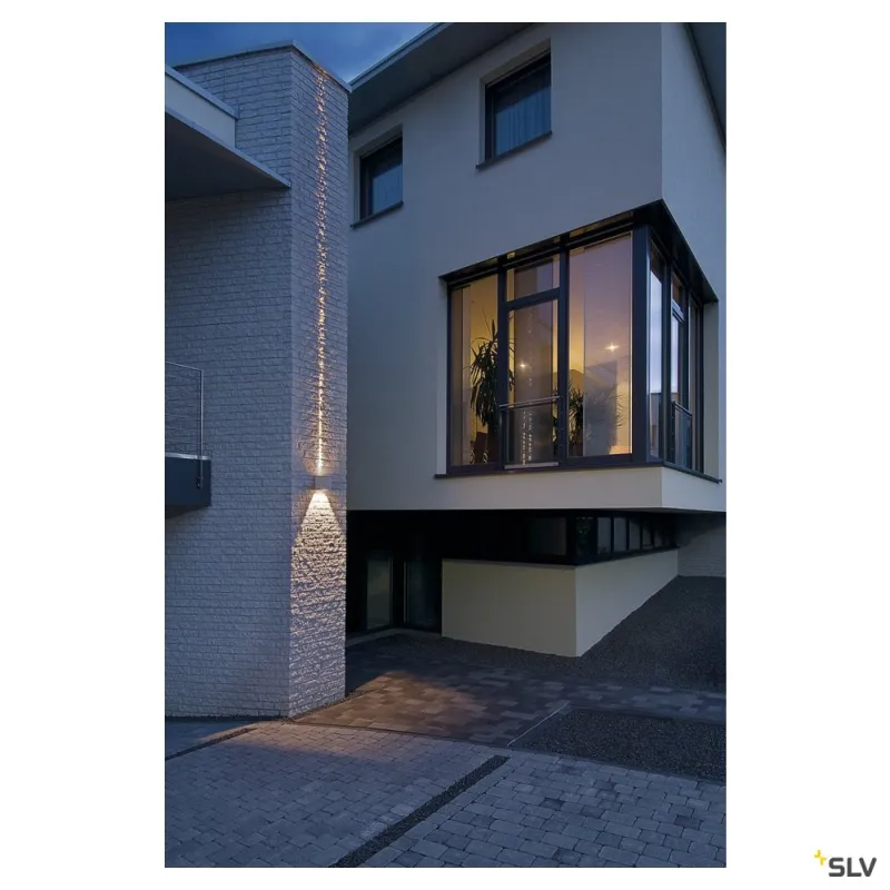 OUT-BEAM UP/DOWN, applique extérieure, gris, LED, 18W, 3000K, IP44