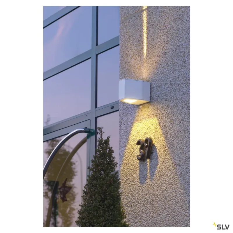 OUT-BEAM UP/DOWN, applique extérieure, gris, LED, 18W, 3000K, IP44