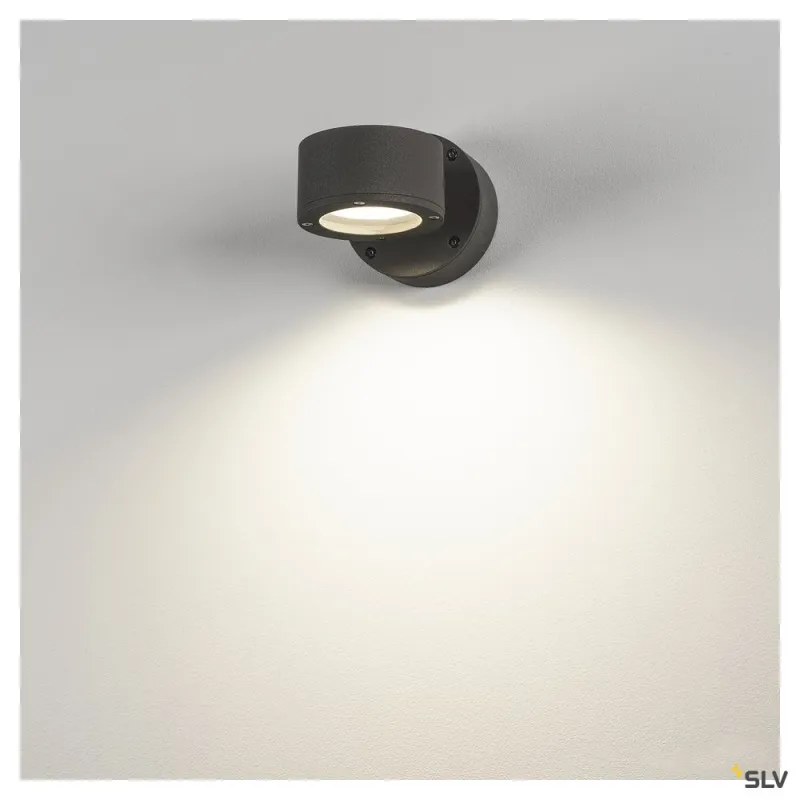 SITRA, applique extérieure, anthracite, GX53/TCR-TSE, 9W max, IP44