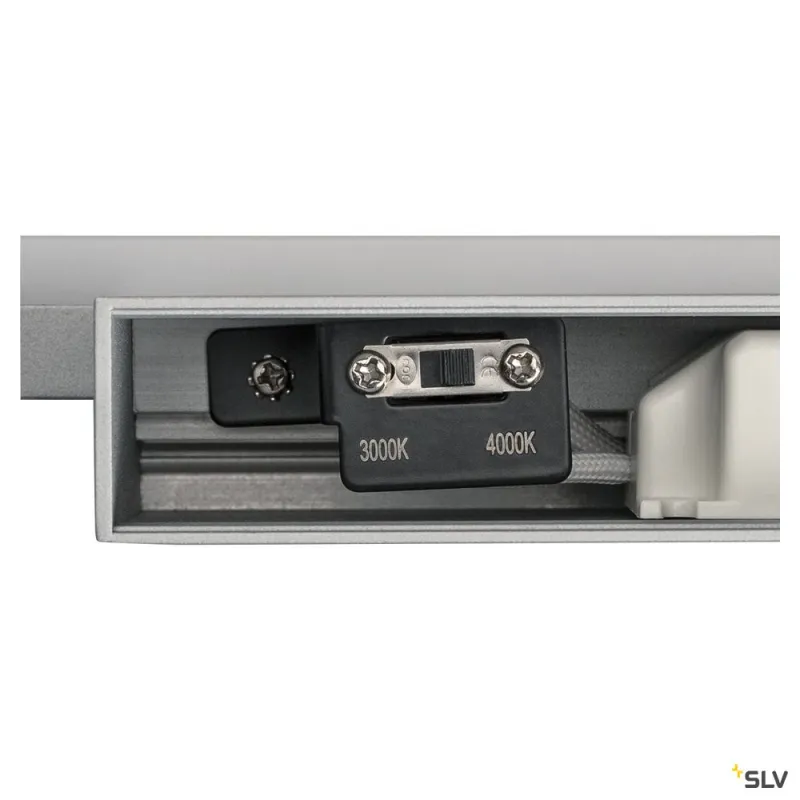 GLENOS 60, luminaire de miroir profilé, gris, SMD LED 12,6W, 3000K