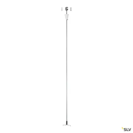 S-TRACK, suspension rigide, pour rail 3 allumages, intérieur, blanc