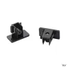 Embouts, pour rail 1 allumage en saillie, intérieur, noir, 2 pièces