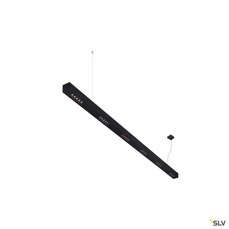 Q-LINE®, suspension intérieure, 2m, noir, LED, 93W, 3000K, variable