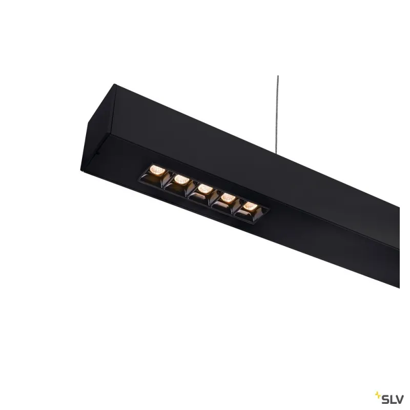 Q-LINE®, suspension intérieure, 2m, noir, LED, 93W, 3000K, variable