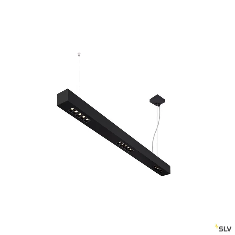 Q-LINE®, suspension intérieure, 1m, noir, LED, 46W, 4000K, variable