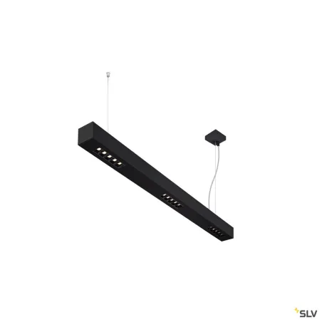 Q-LINE®, suspension intérieure, 1m, noir, LED, 46W, 4000K, variable