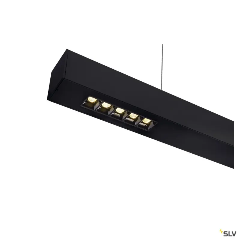 Q-LINE®, suspension intérieure, 1m, noir, LED, 46W, 4000K, variable