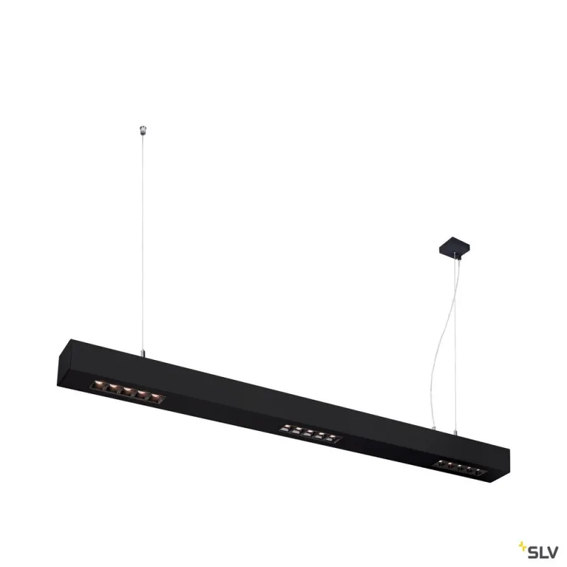 Q-LINE®, suspension intérieure, 1m, noir, LED, 46W, 3000K, variable