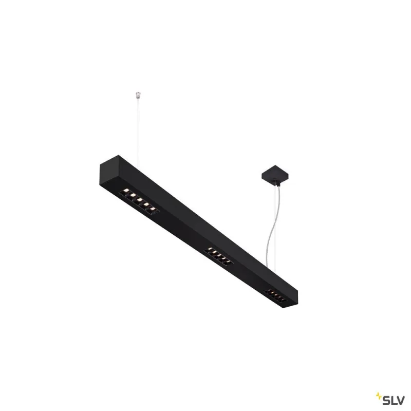 Q-LINE®, suspension intérieure, 1m, noir, LED, 46W, 3000K, variable