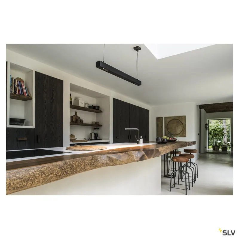 Q-LINE®, suspension intérieure, 1m, noir, LED, 46W, 3000K, variable