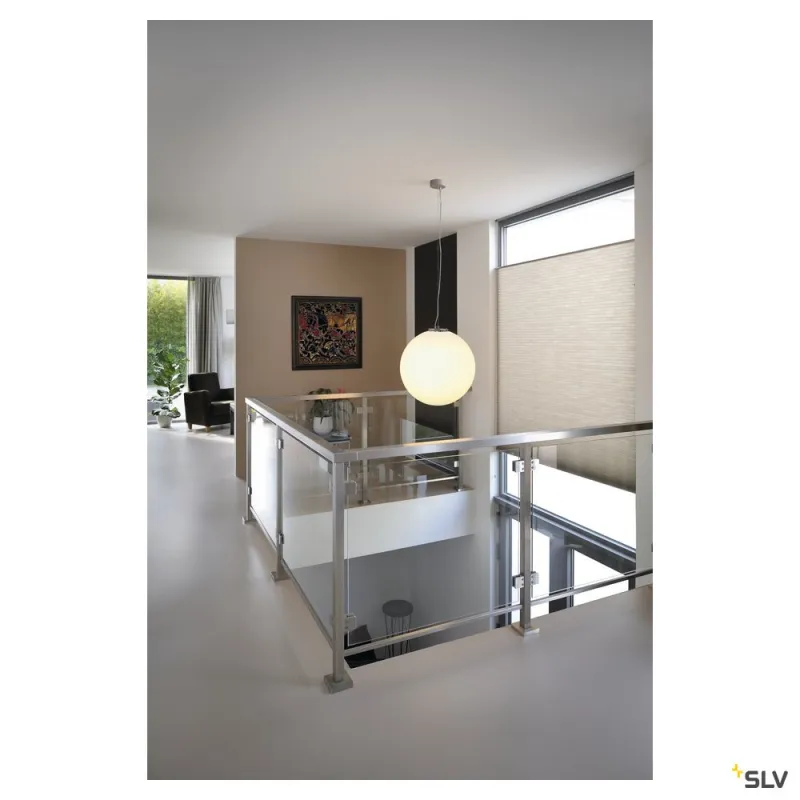 ROTOBALL 50, suspension intérieure, blanc/gris argent, E27, 24W max