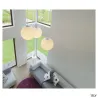 ROTOBALL 50, suspension intérieure, blanc/gris argent, E27, 24W max
