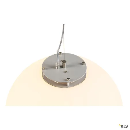 ROTOBALL 40, suspension intérieure, blanc/gris argent, E27, 24W max