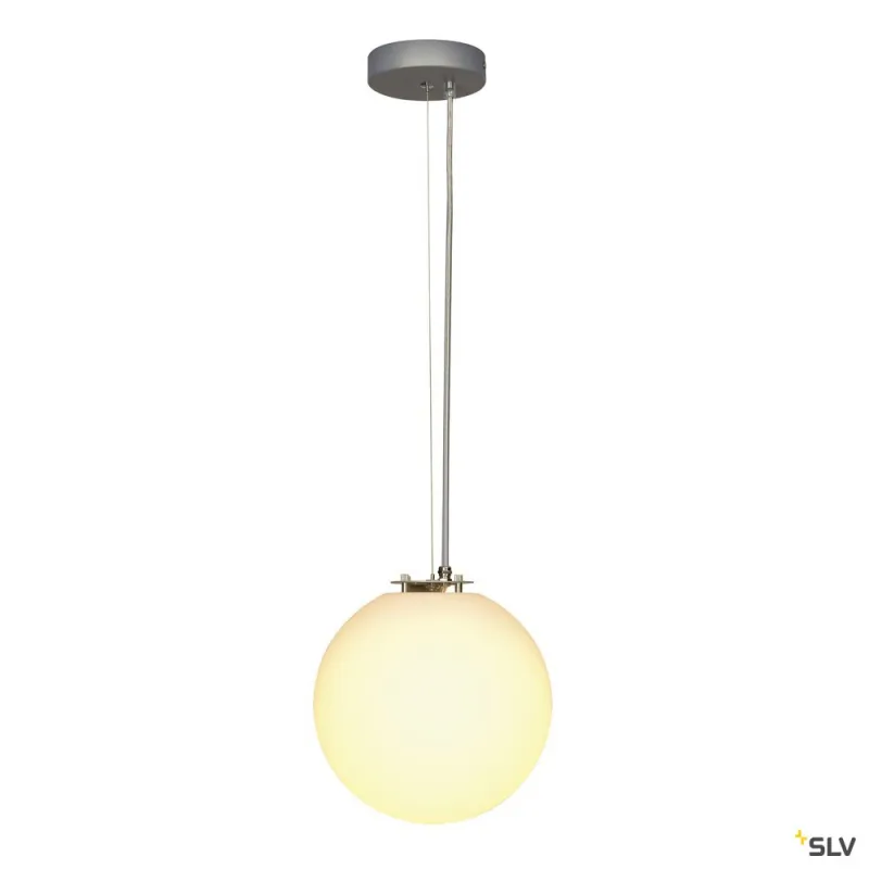 ROTOBALL 25, suspension intérieure, blanc/gris argent, E27, 24W max
