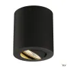 TRILEDO, plafonnier intérieur, simple, rond, noir, LED, 8,1W, 3000K