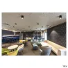 TRILEDO, plafonnier intérieur, simple, rond, noir, LED, 8,1W, 3000K