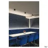 TRILEDO, plafonnier intérieur, simple, rond, noir, LED, 8,1W, 3000K