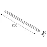Q-LINE®, plafonnier intérieur, 2m, blanc, LED, 93W, 3000K, variable