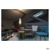 FENDA, lampe à poser intérieure, noir, E27, 60W max, sans abat-jour