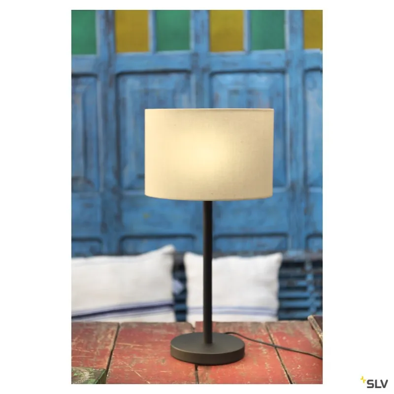 FENDA, lampe à poser intérieure, noir, E27, 60W max, sans abat-jour