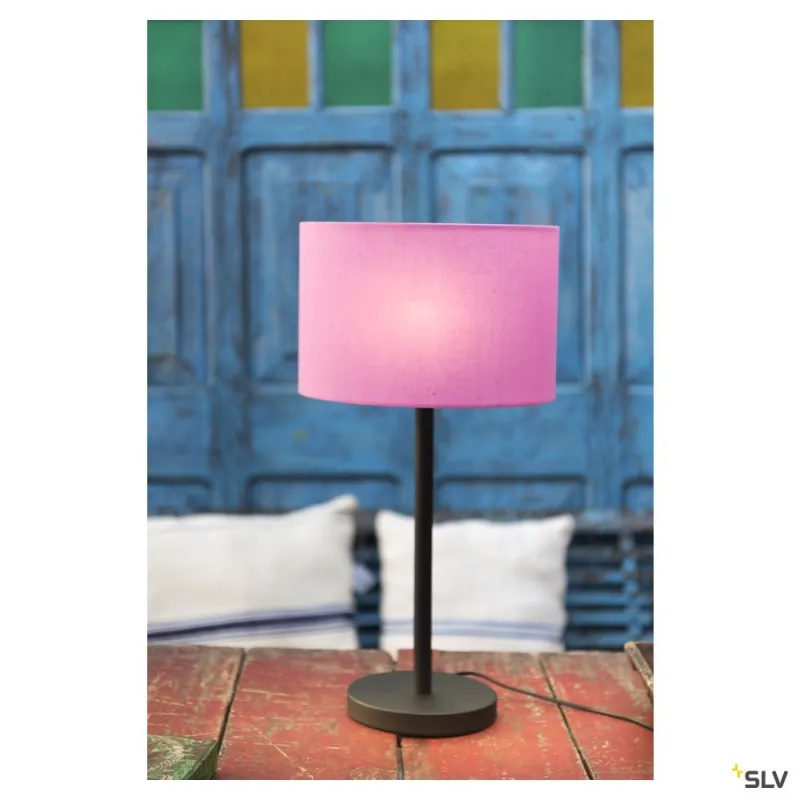 FENDA, lampe à poser intérieure, noir, E27, 60W max, sans abat-jour